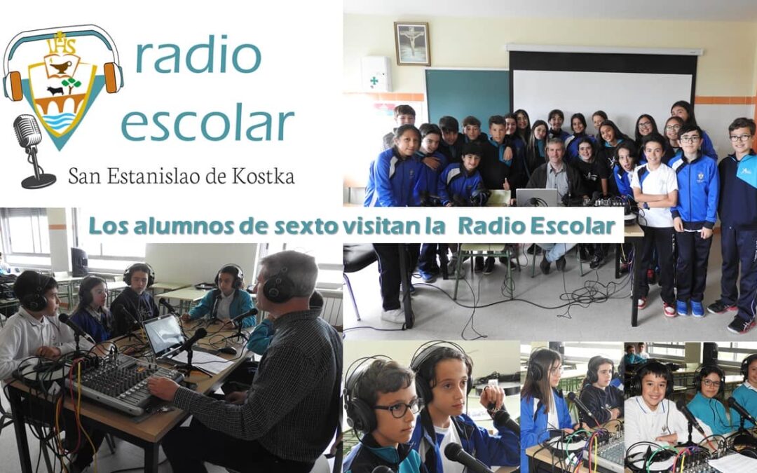 Los alumnos de sexto visitan la Radio Escolar SEK