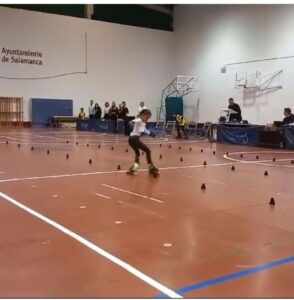 Ana y María patinaje